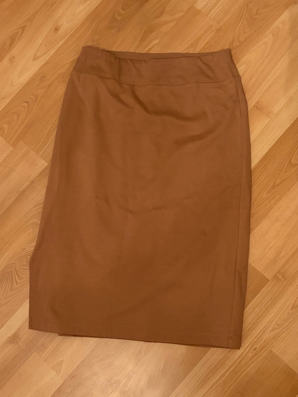 Nine West Camel Tan Slip On Pencil Skirt Size M